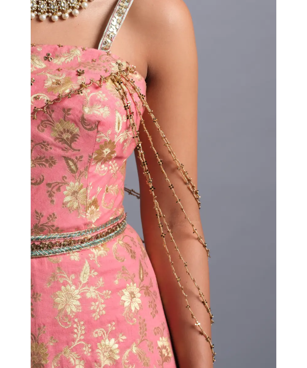 AASTHA SOOD - Silk Gown with Belt